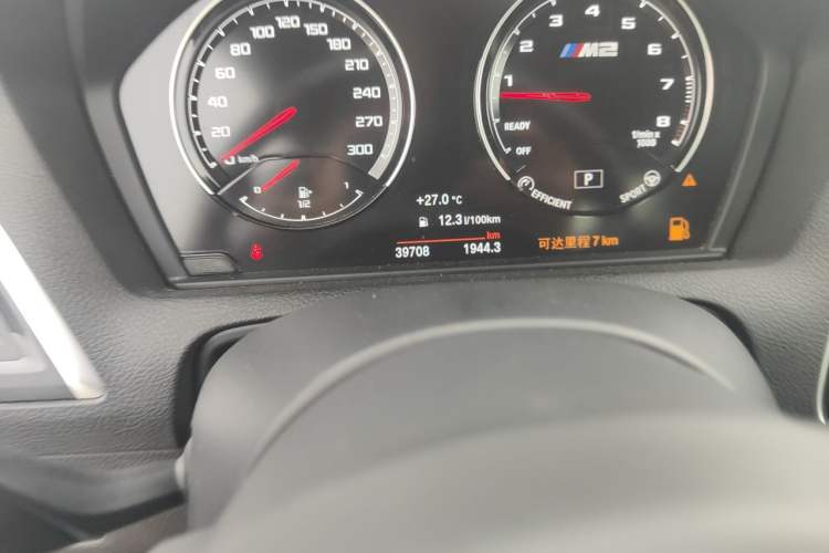 Used BMW M2 2018 M2 Thunder Edition Odometer Close Up
