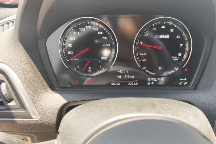 Used BMW M2 2018 M2 Thunder Edition Odometer Close Up