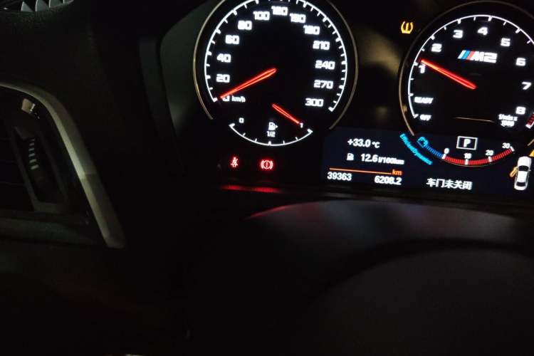 Used BMW M2 2018 M2 Thunder Edition Odometer Close Up