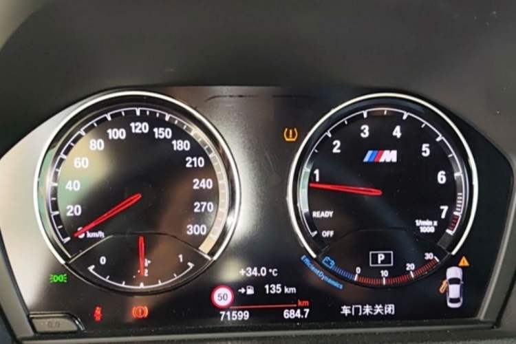 Used BMW M2 2018 M2 Odometer Close Up