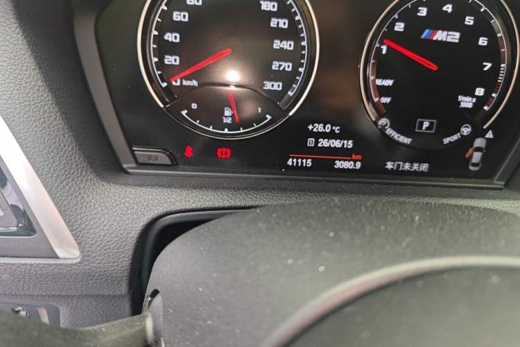 Used BMW M2 2020 M2 Lightning Edition Limited Release Odometer Close Up