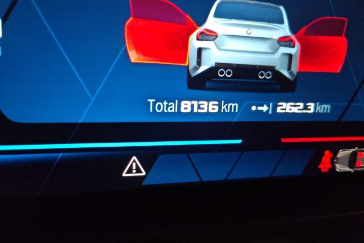 Used BMW M2 2023 M2 Odometer Close Up