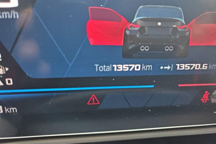 Used BMW M2 2024 M2 Odometer Close Up