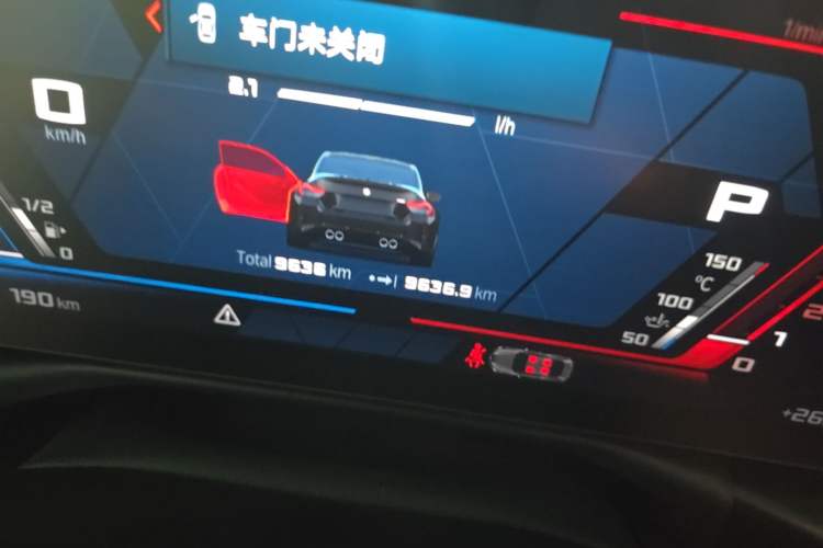 Used BMW M2 2024 M2 Odometer Close Up