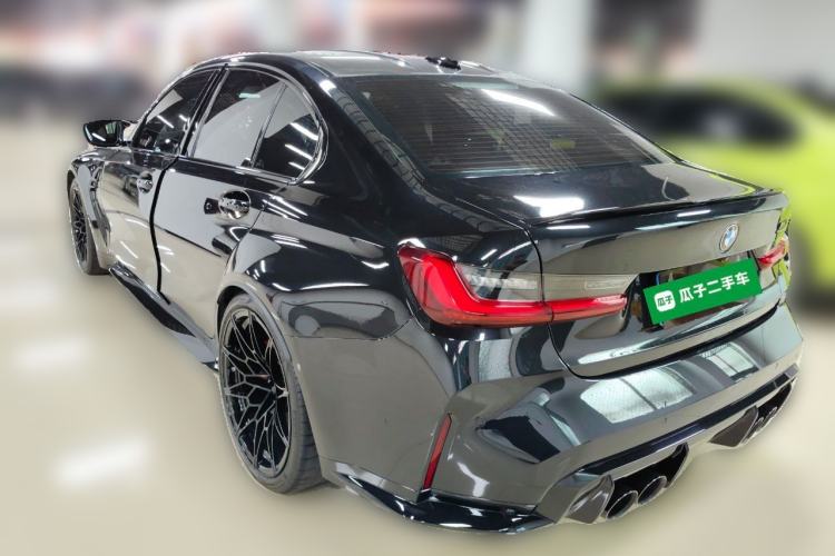 Used BMW M3 2021 M3 Sedan Thunder Edition Rear Left 45 Deg