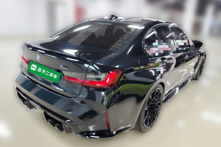 Used BMW M3 2021 M3 Sedan Thunder Edition Rear Right 45 Deg