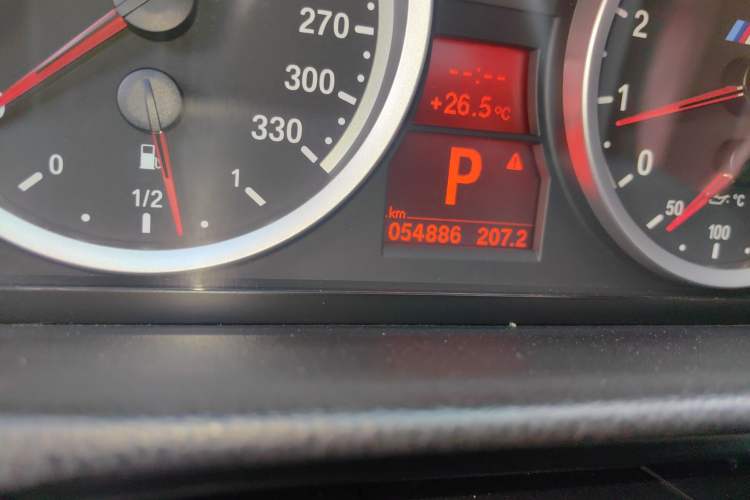 Used BMW M3 2009 M3 two-door coupe Odometer Close Up