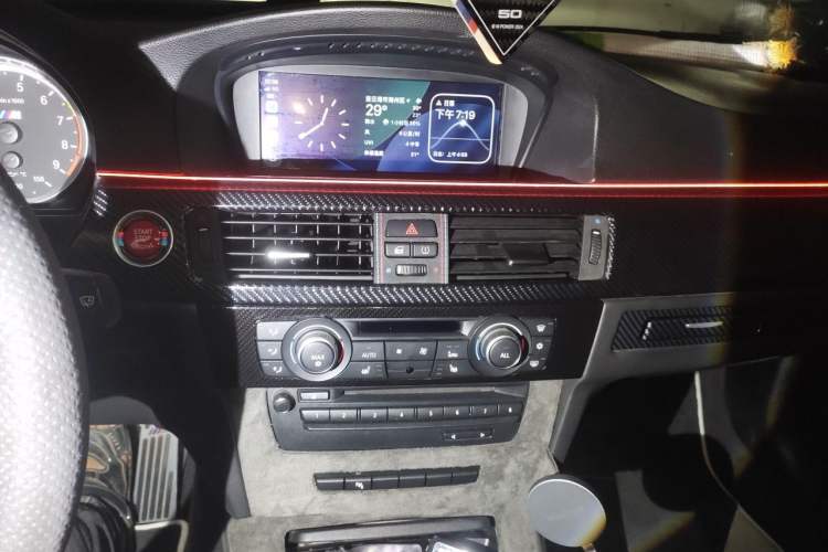Used BMW M3 2009 M3 Convertible Coupe Audio And AC Panel