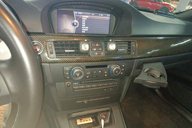 Used BMW M3 2009 M3 Convertible Coupe Audio And AC Panel
