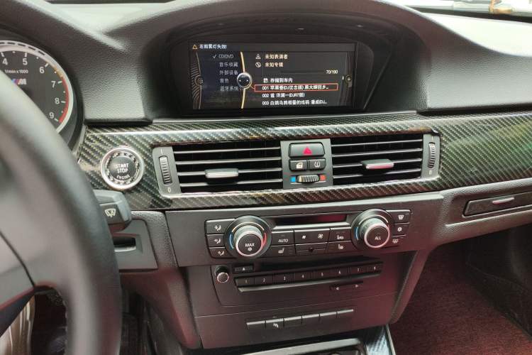 Used BMW M3 2013 M3 Convertible Coupe Matte Limited Edition Audio And AC Panel