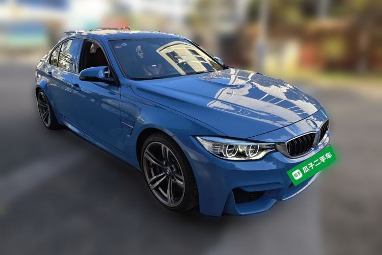 Used BMW M3 2014 M3 four-door sedan Front Right 45 Deg