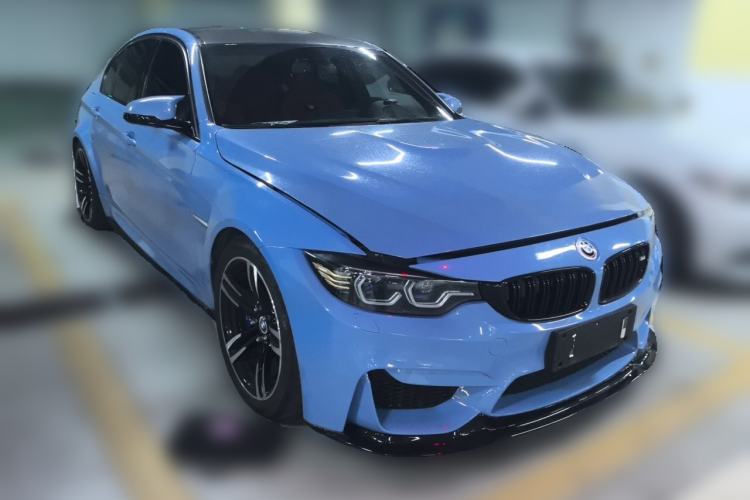 Used BMW M3 2014 M3 four-door sedan Front Right 45 Deg