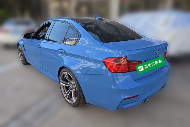 Used BMW M3 2014 M3 four-door sedan Rear Left 45 Deg