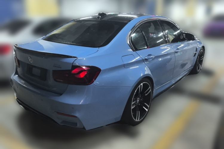 Used BMW M3 2014 M3 four-door sedan Rear Right 45 Deg