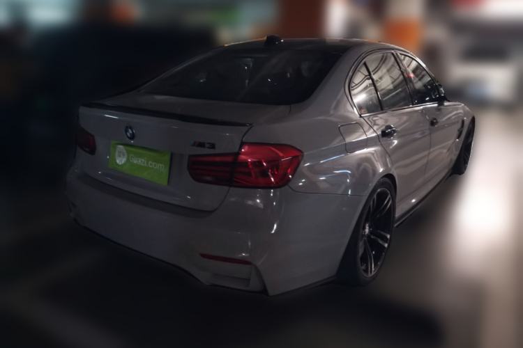 Used BMW M3 2016 M3 four-door sedan Rear Right 45 Deg