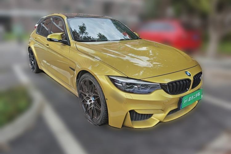 Used BMW M3 2018 M3 4-door sedan Front Right 45 Deg