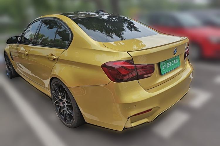Used BMW M3 2018 M3 4-door sedan Rear Left 45 Deg