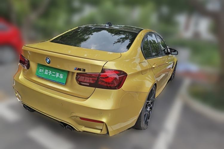 Used BMW M3 2018 M3 4-door sedan Rear Right 45 Deg