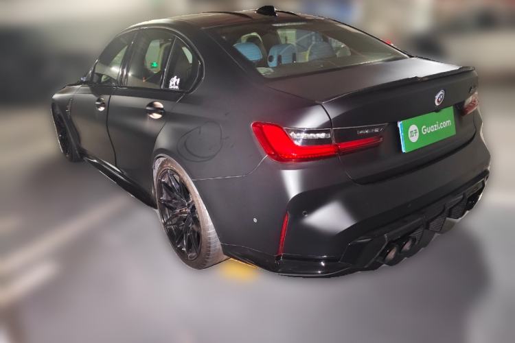 Used BMW M3 2021 M3 Sedan Thunder Edition Rear Left 45 Deg