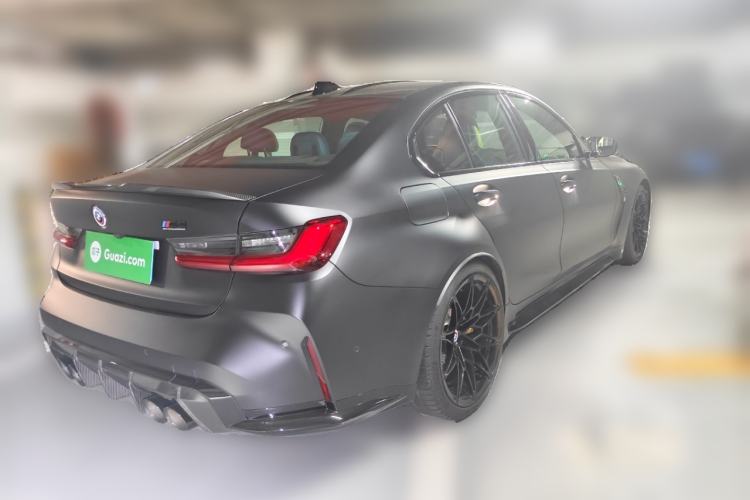 Used BMW M3 2021 M3 Sedan Thunder Edition Rear Right 45 Deg