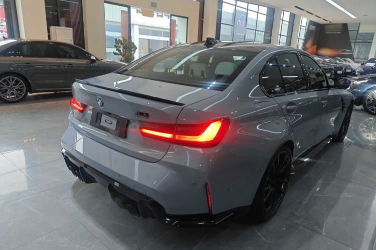 Used BMW M3 2021 M3 Sedan Thunder Edition Rear Right 45 Deg