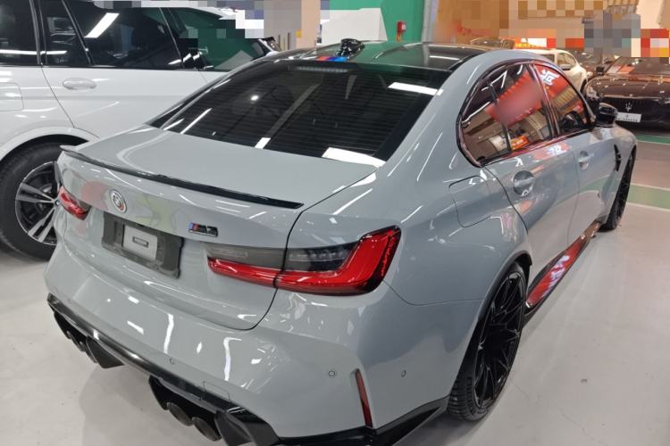 Used BMW M3 2021 M3 Sedan Thunder Edition Rear Right 45 Deg
