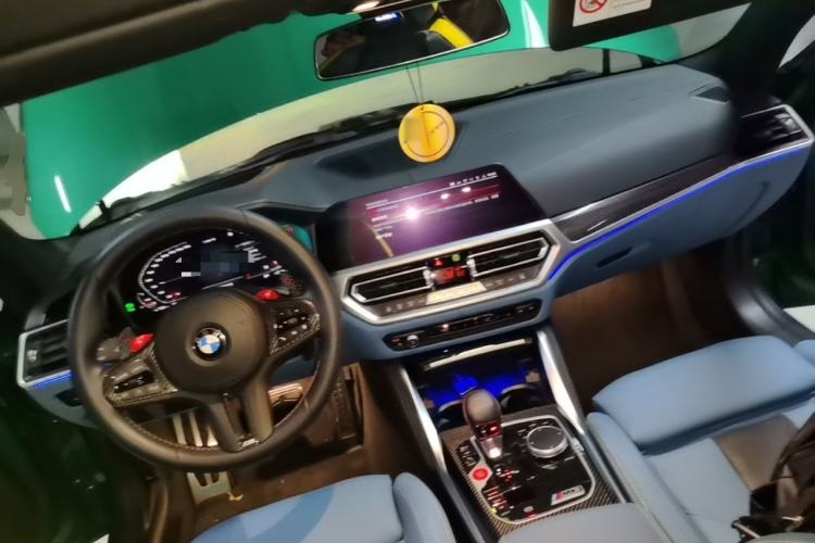 Used BMW M3 2021 M3 Sedan Thunder Edition Center Console