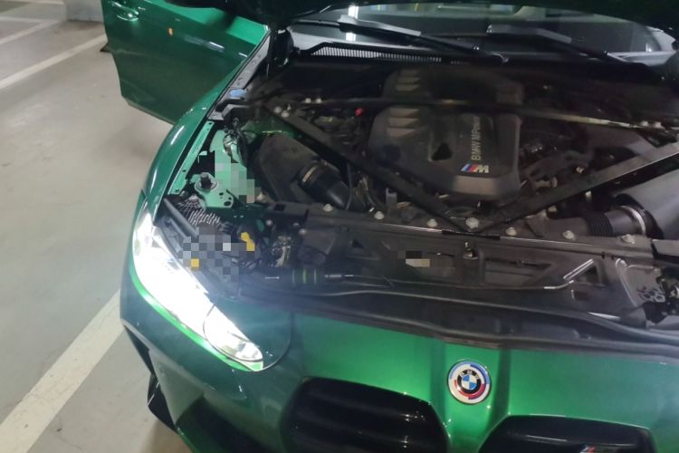 Used BMW M3 2021 M3 Sedan Thunder Edition Engine Bay Right