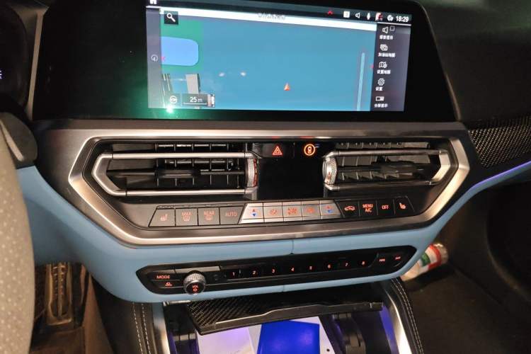 Used BMW M3 2021 M3 Sedan Thunder Edition Audio And AC Panel