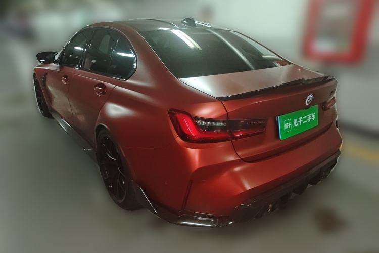 Used BMW M3 2021 M3 Sedan Thunder Edition Rear Left 45 Deg