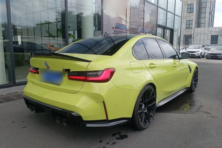 Used BMW M3 2021 M3 Sedan Thunder Edition Rear Right 45 Deg