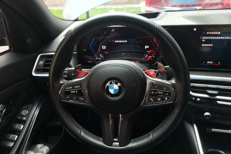 Used BMW M3 2023 M3 Sedan M xDrive Thunder Edition Steering Wheel