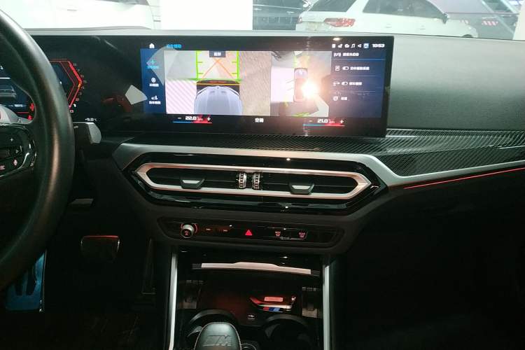 Used BMW M3 2023 M3 Sedan Thunder Edition Audio And AC Panel