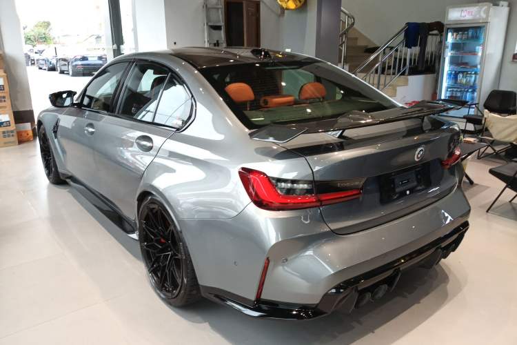 Used BMW M3 2023 M3 Sedan Thunder Edition Rear Left 45 Deg