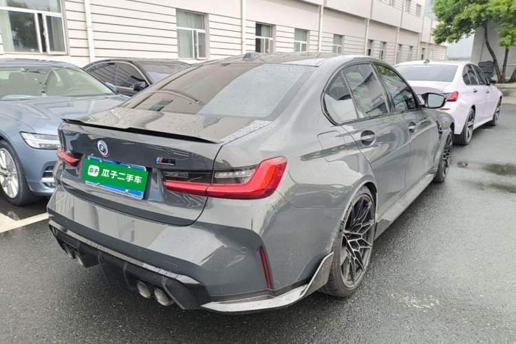 Used BMW M3 2023 M3 Sedan M xDrive Thunder Edition Rear Right 45 Deg