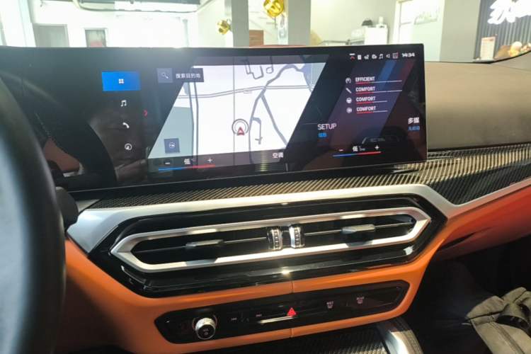 Used BMW M3 2023 M3 Sedan Thunder Edition Audio And AC Panel