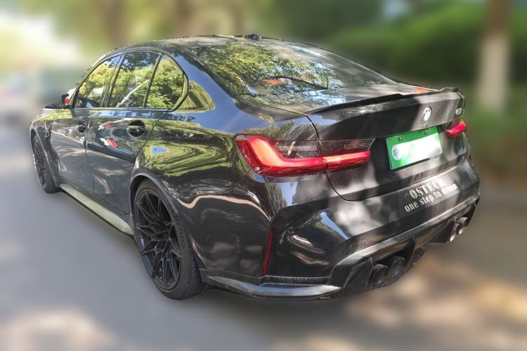Used BMW M3 2024 M3 Sedan M xDrive Thunder Edition Rear Left 45 Deg