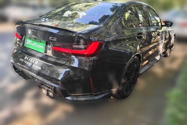 Used BMW M3 2024 M3 Sedan M xDrive Thunder Edition Rear Right 45 Deg