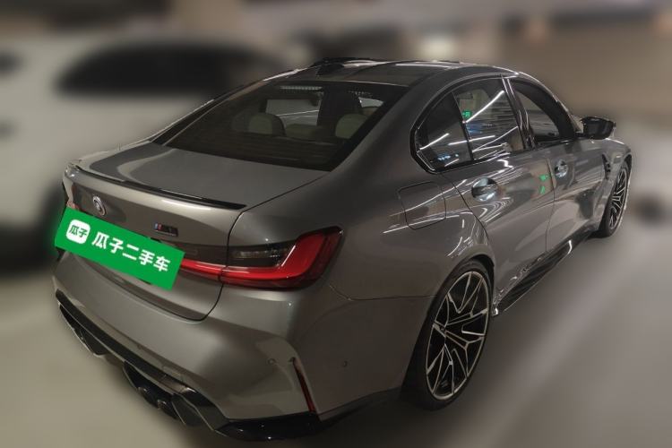 Used BMW M3 2024 M3 Sedan M xDrive Thunder Edition Rear Right 45 Deg