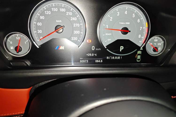 Used BMW M4 2014 M4 two-door coupe Odometer Close Up