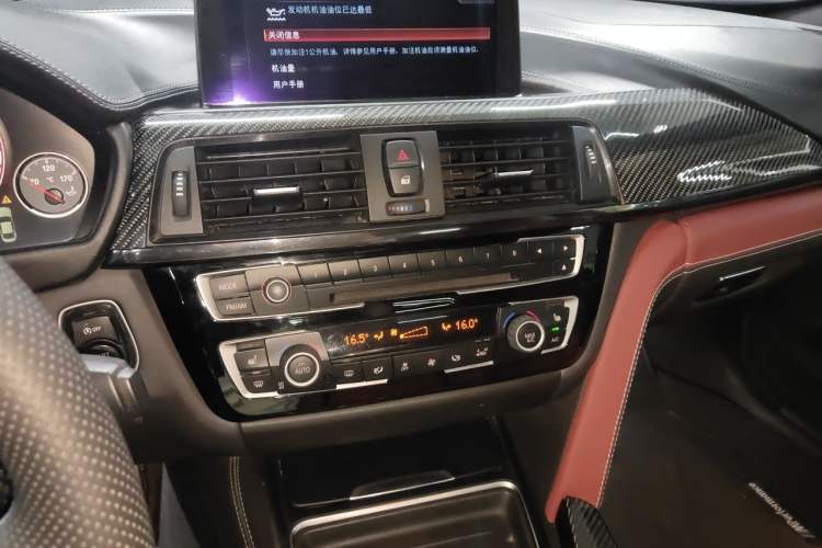 Used BMW M4 2017 M4 Coupe Audio And AC Panel