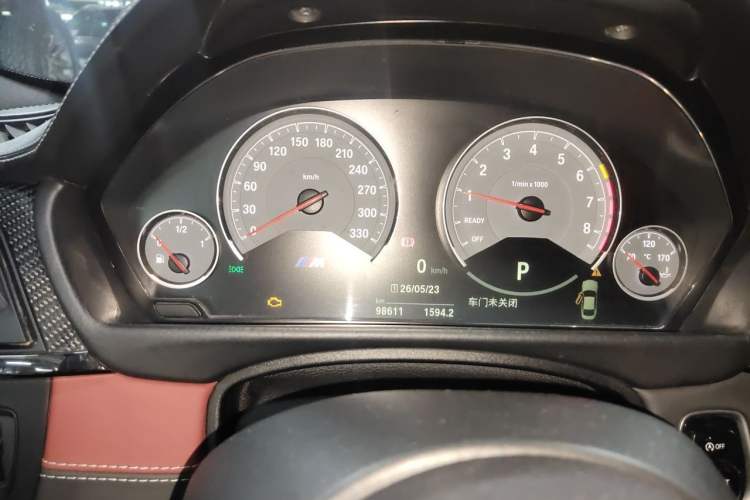 Used BMW M4 2017 M4 Coupe Odometer Close Up