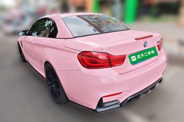Used BMW M4 2017 M4 Convertible Sports Coupe Rear Left 45 Deg