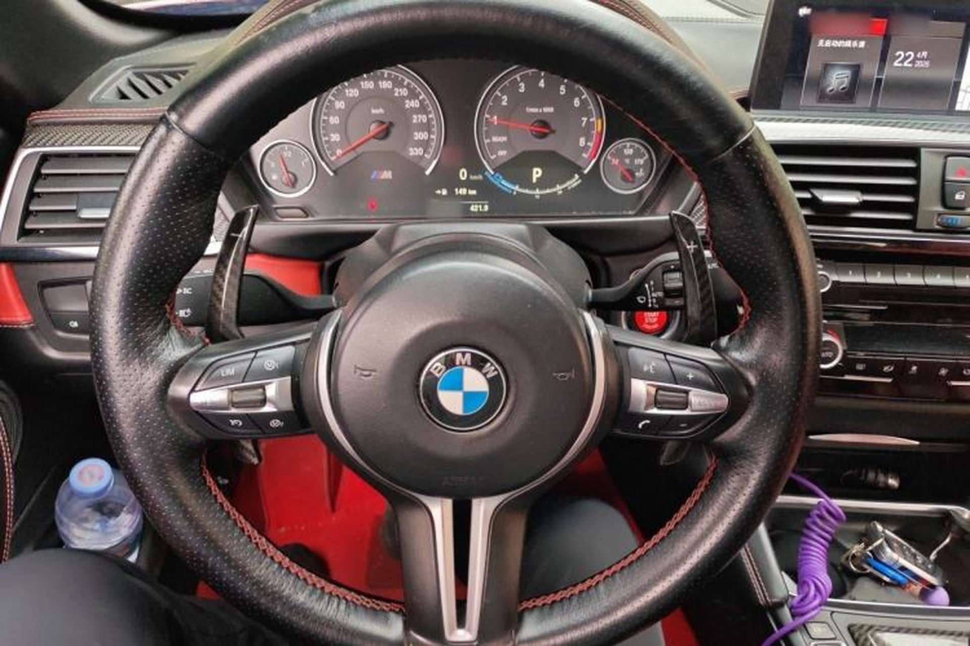 Used BMW M4 2017 M4 Convertible Sports Coupe Steering Wheel
