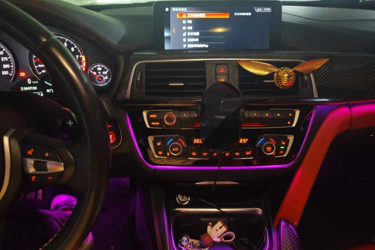 Used BMW M4 2017 M4 Convertible Sports Coupe Audio And AC Panel