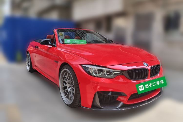 Used BMW M4 2017 M4 Convertible Sports Coupe Front Right 45 Deg