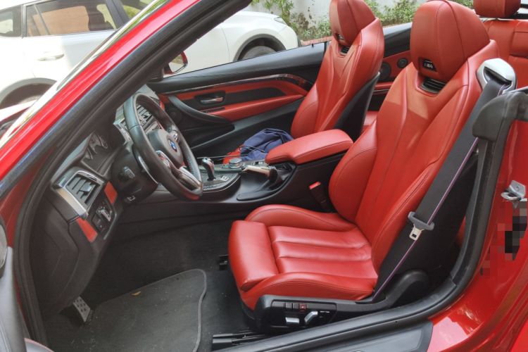 Used BMW M4 2017 M4 Convertible Sports Coupe Left Front Seat