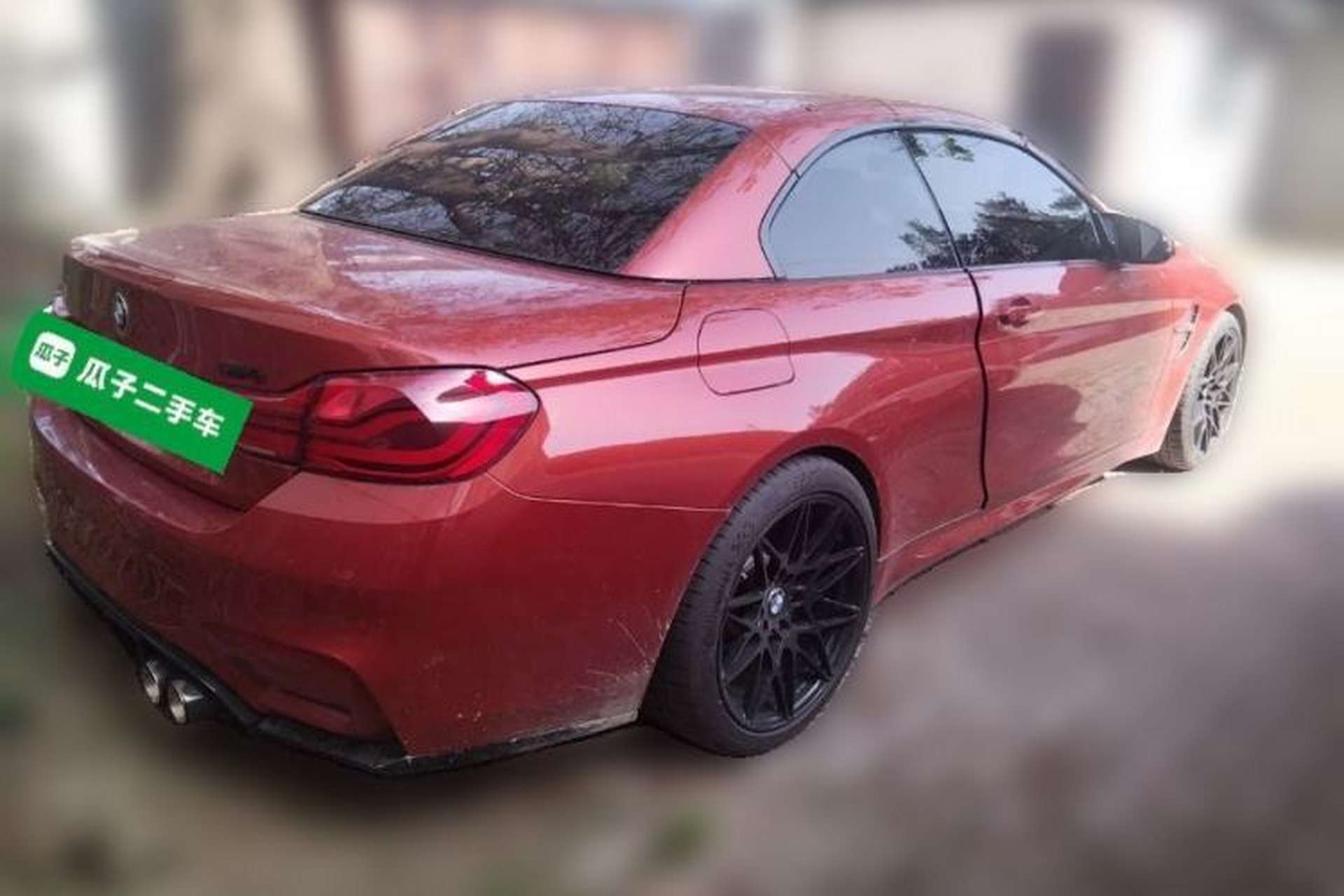 Used BMW M4 2017 M4 Convertible Sports Coupe Rear Right 45 Deg