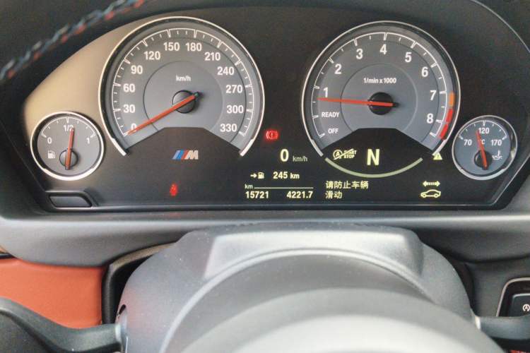 Used BMW M4 2019 M4 Convertible Coupe Competition Edition Odometer Close Up