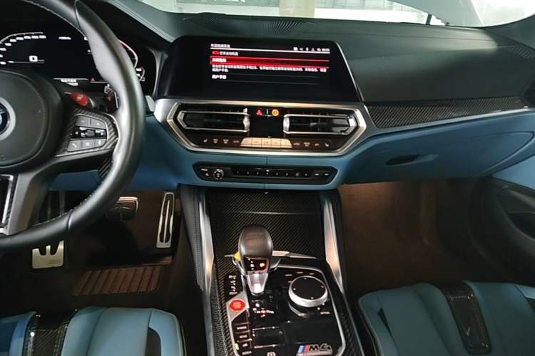 Used BMW M4 2021 M4 Coupe Thunder Edition Audio And AC Panel